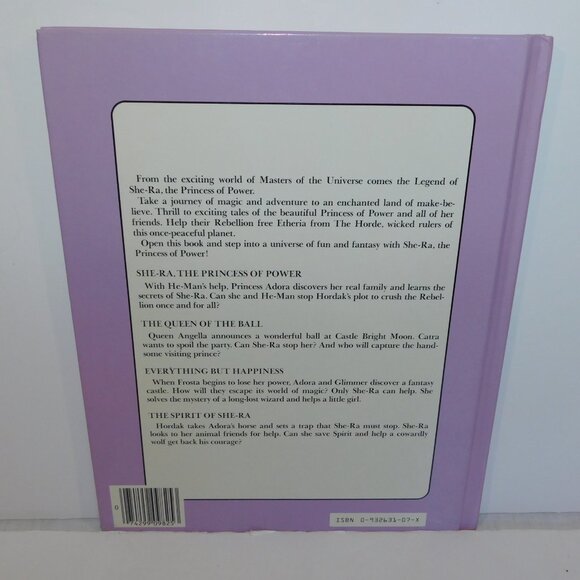 VTG 1985 Golden Book He-man Princess of Power She-Ra hard Cover book Queen Ball - Picture 3 of 5